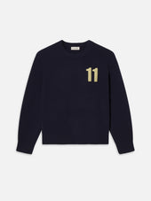 The Society Archive Cashmere Sweater -- Navy