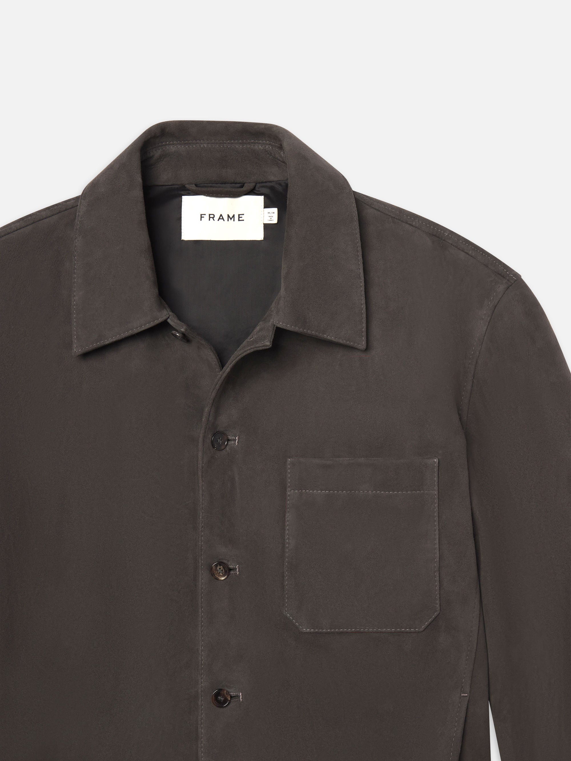 SUEDE BOMBER JACKET OLD BLACK