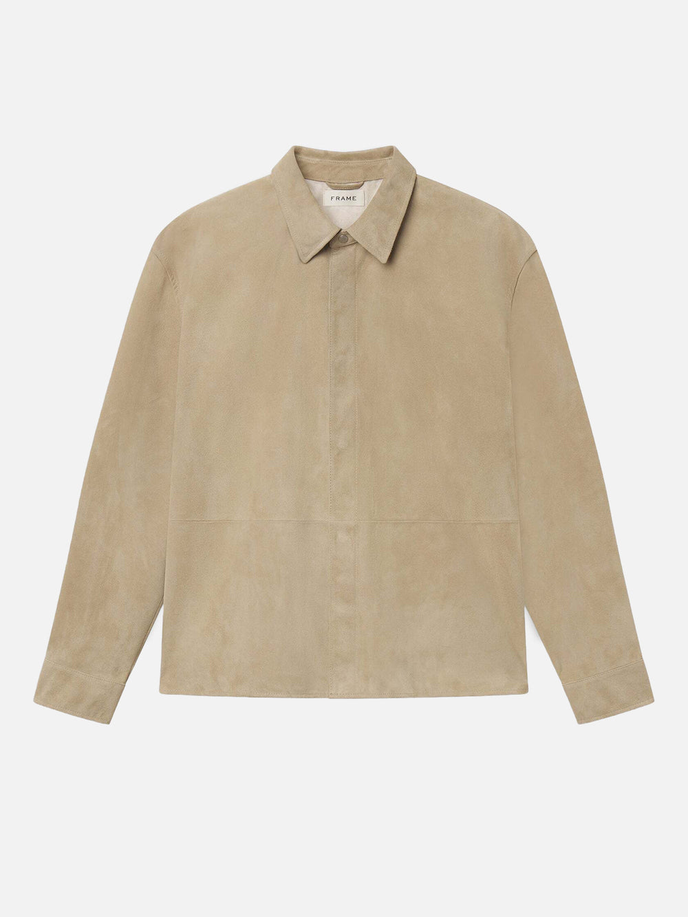 Suede Shirt -- Oxford Beige