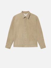 Suede Shirt -- Oxford Beige