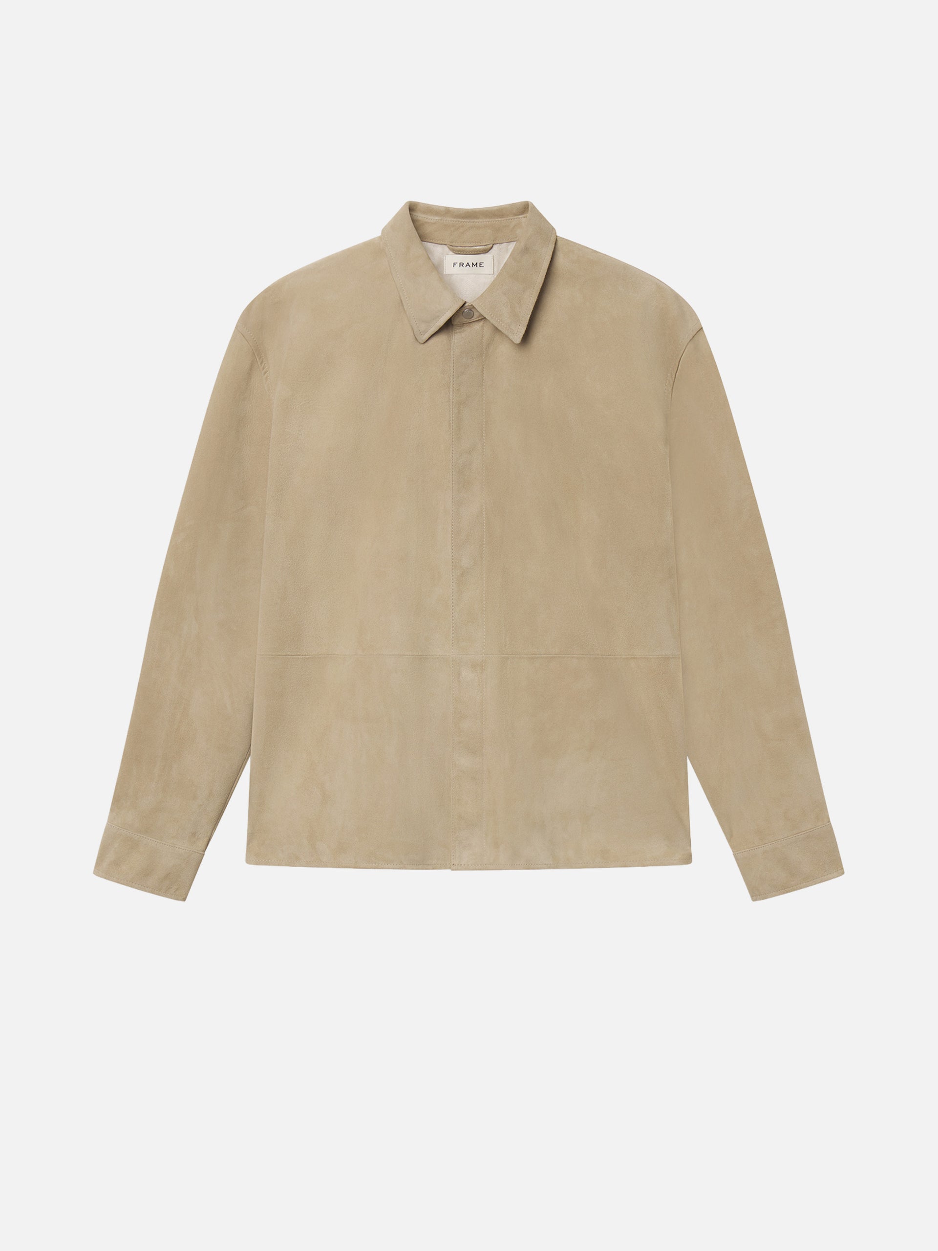 Suede Shirt -- Oxford Beige
