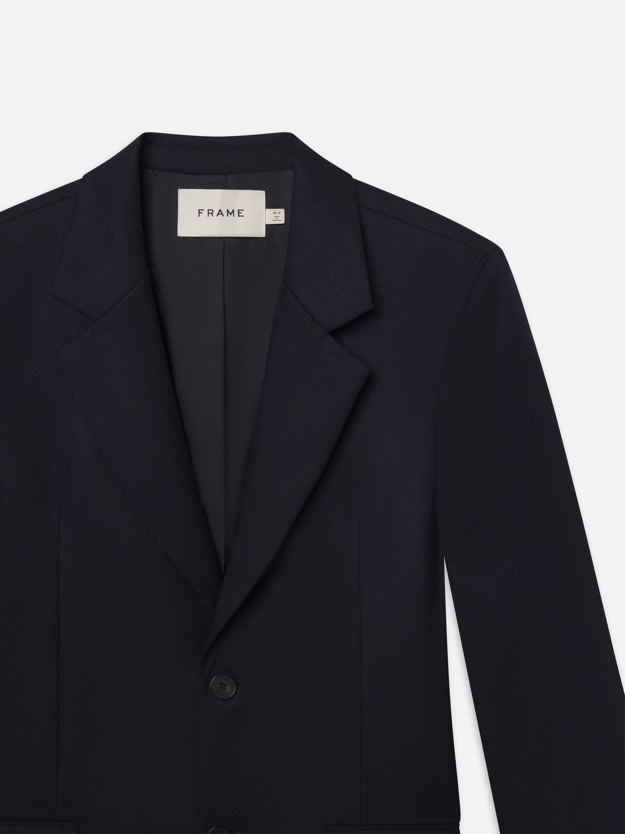 SINGLE BREASTED BLAZER DARK NAVY
