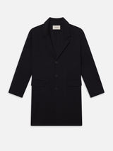 Double Face Wool Overcoat -- Dark Navy