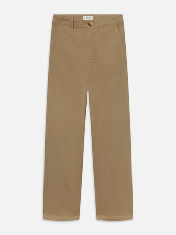 Cotton Chino Pants -- French Beige
