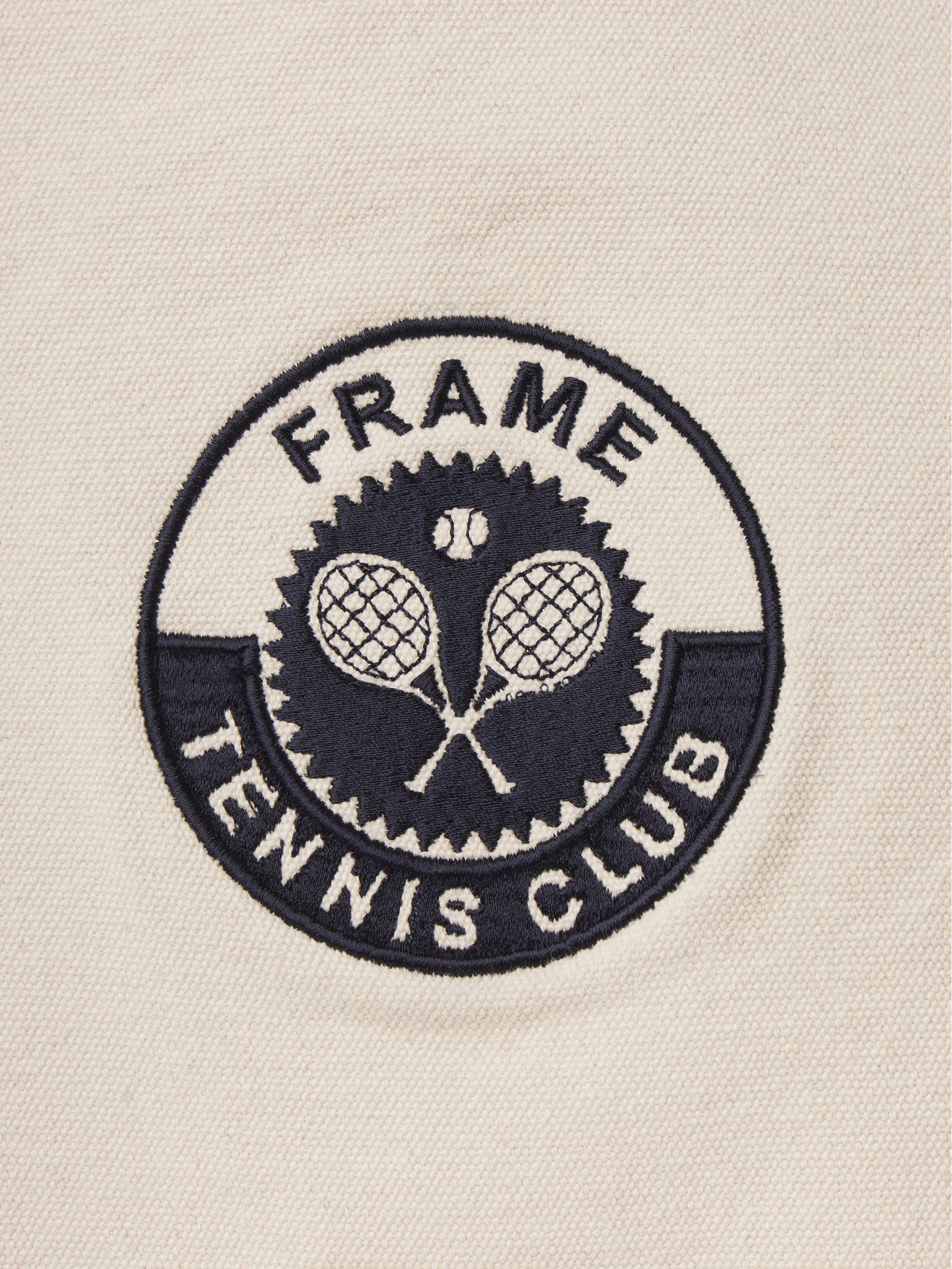 Tennis Tote Bag -- Cream