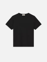 Jacquard Stripe Tee -- Black