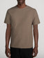 Jacquard Stripe Tee -- Soft Taupe