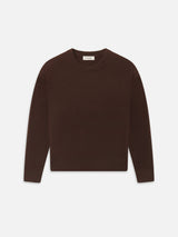 Lightweight Cashmere Sweater -- Deep Brown