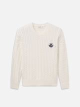 Cable Sweater -- Cream