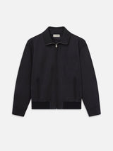 Sotheby's Suede Jacket -- Navy Washed