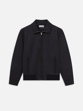 Sotheby's Suede Jacket -- Navy Washed