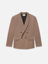 Double Breasted Blazer -- Warm Mauve