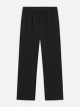 Wool Easy Trousers -- Black