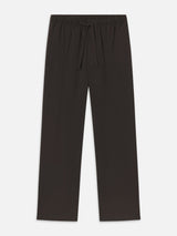 Wool Easy Trousers -- Deep Brown
