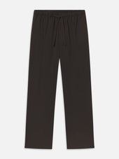 Wool Easy Trousers -- Deep Brown