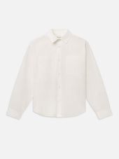 Linen Blend Shirt -- White