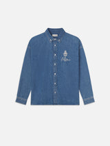 Ritz Embroidery Denim Shirt -- District