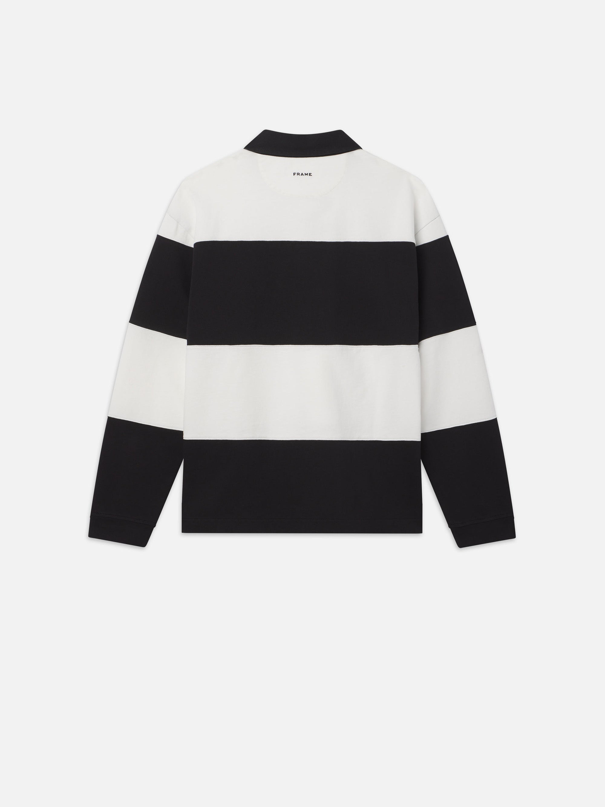 RITZ RUGBY POLO SHIRT CREAM/BLACK