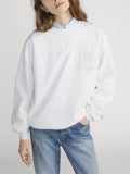 Ritz Crewneck Front Detail On Model 