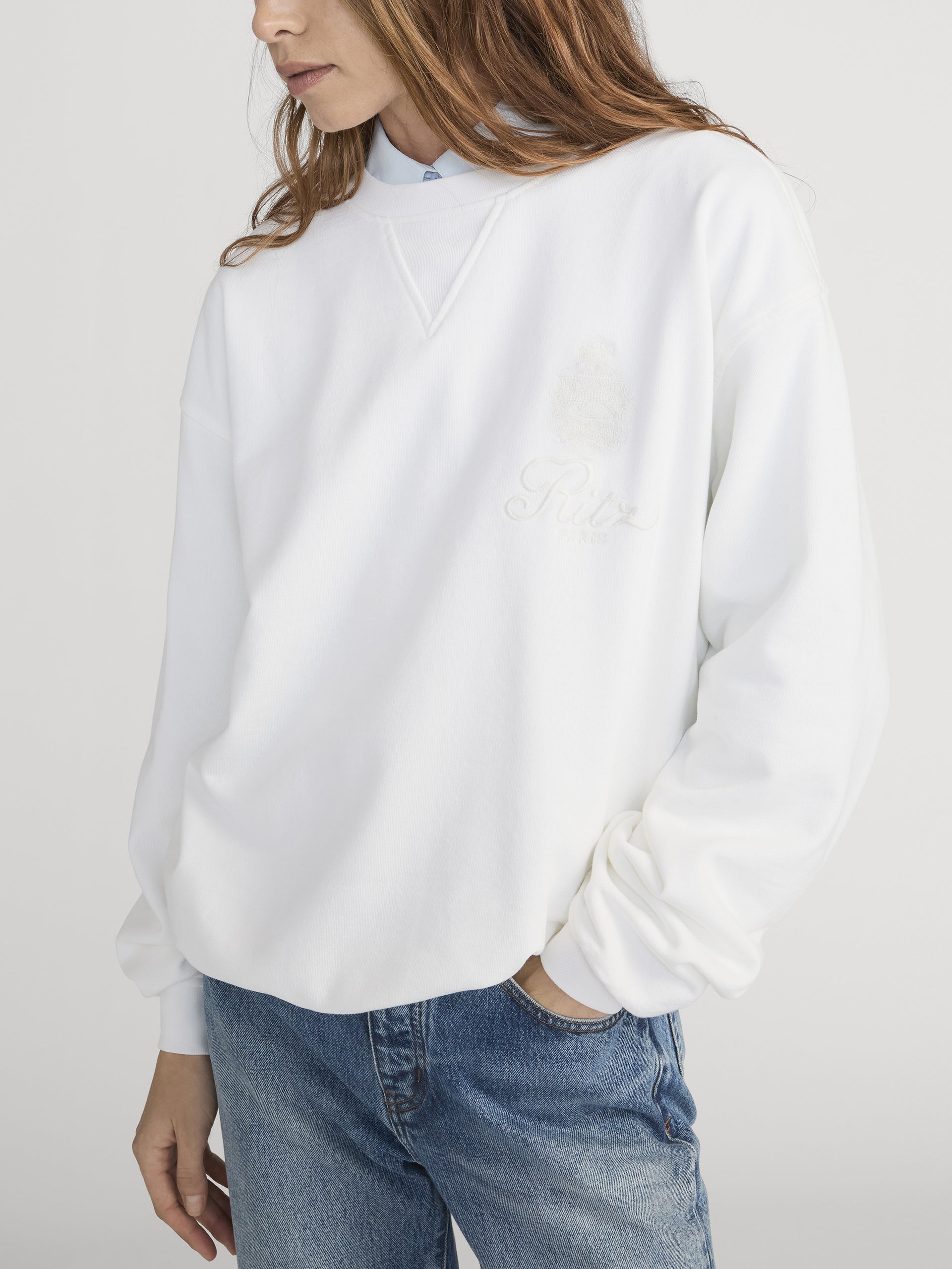 Ritz Crewneck Side On Model 