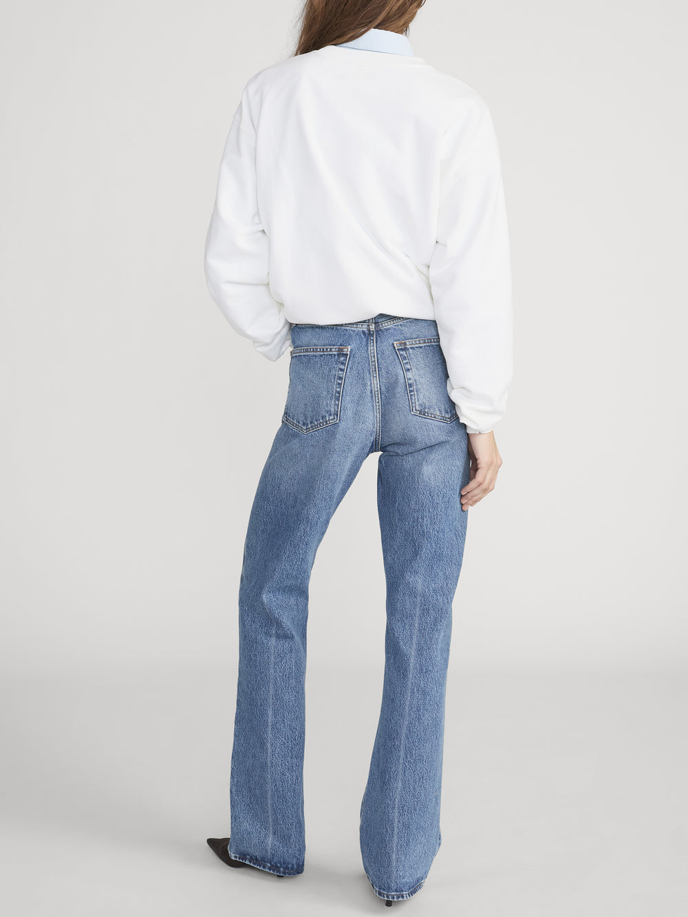 Ritz Crewneck back on model 