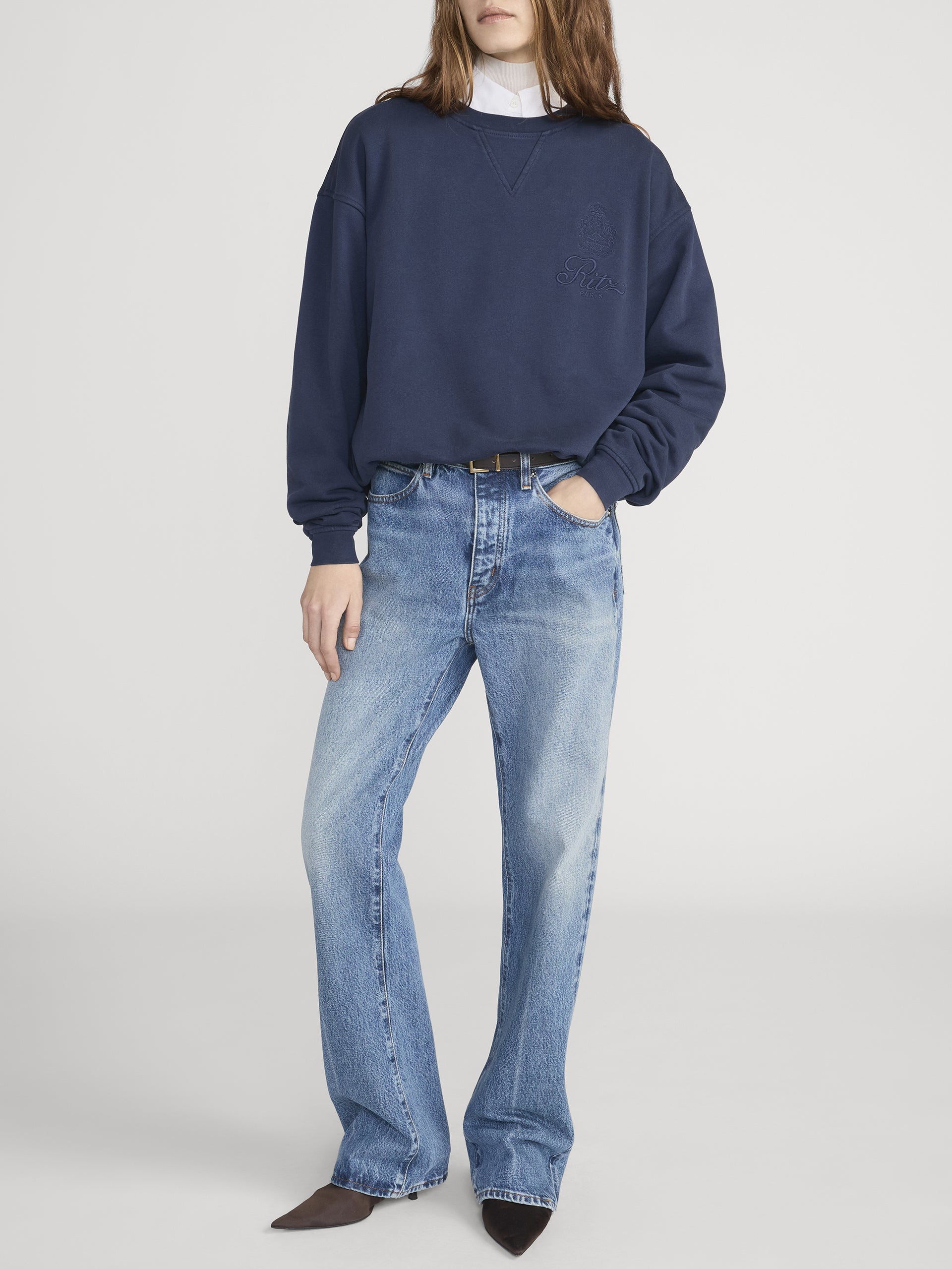 Ritz Crewneck Front On Model 