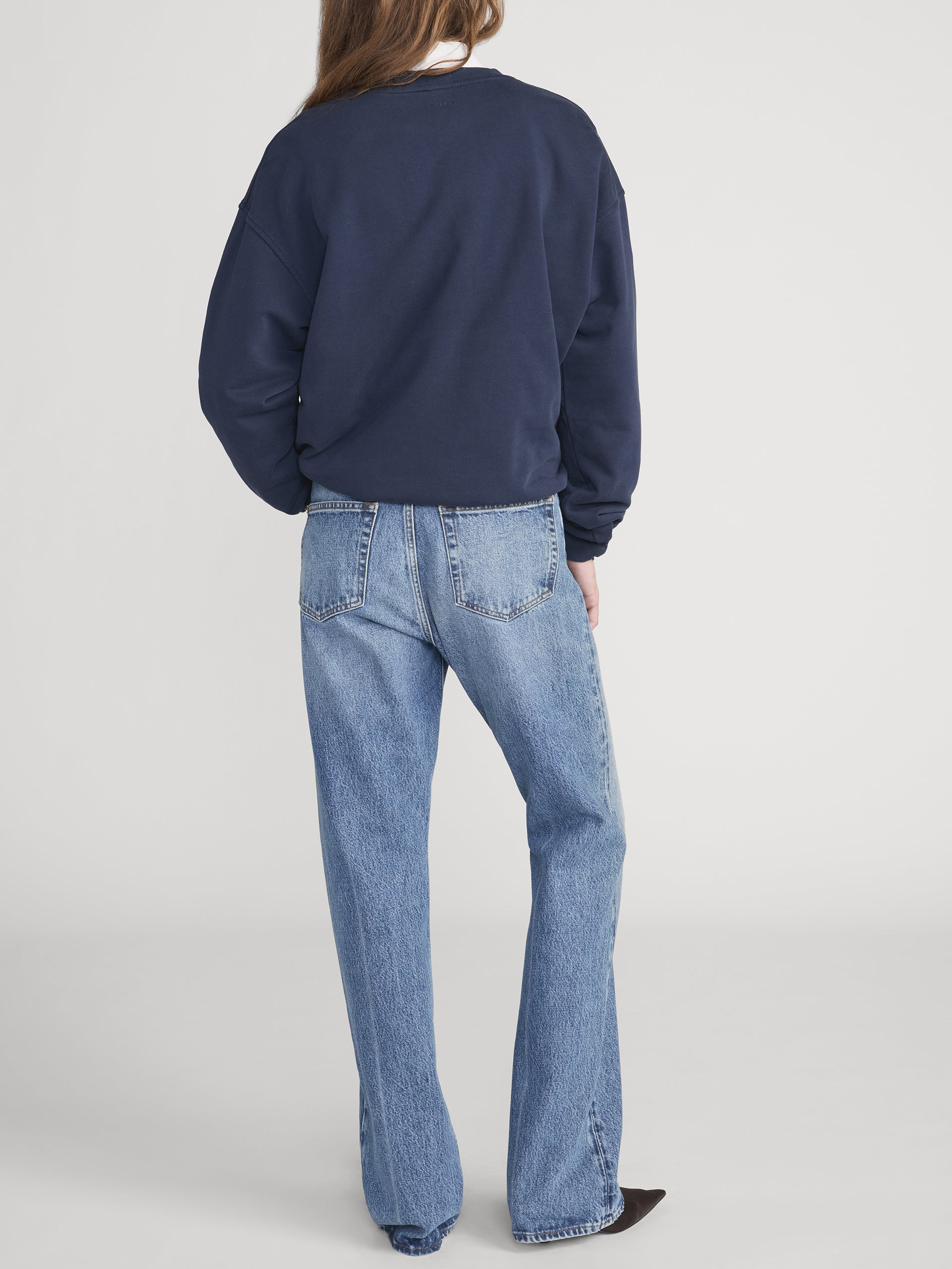 Ritz Crewneck Back On Model 