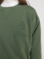 Ritz Crewneck Front Detail On Model 