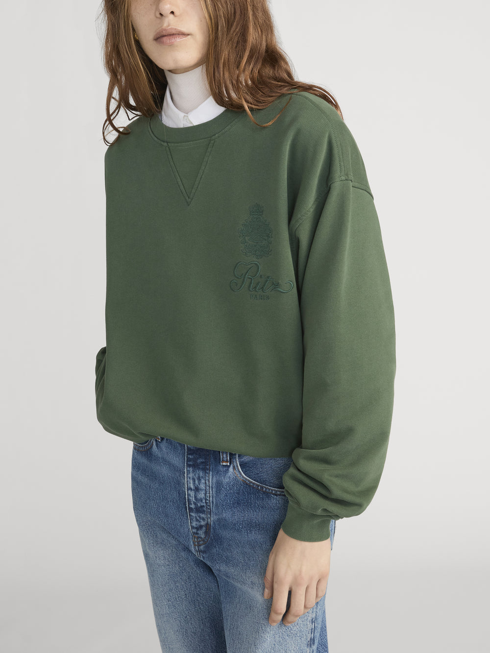 Ritz Crewneck Side On Model 