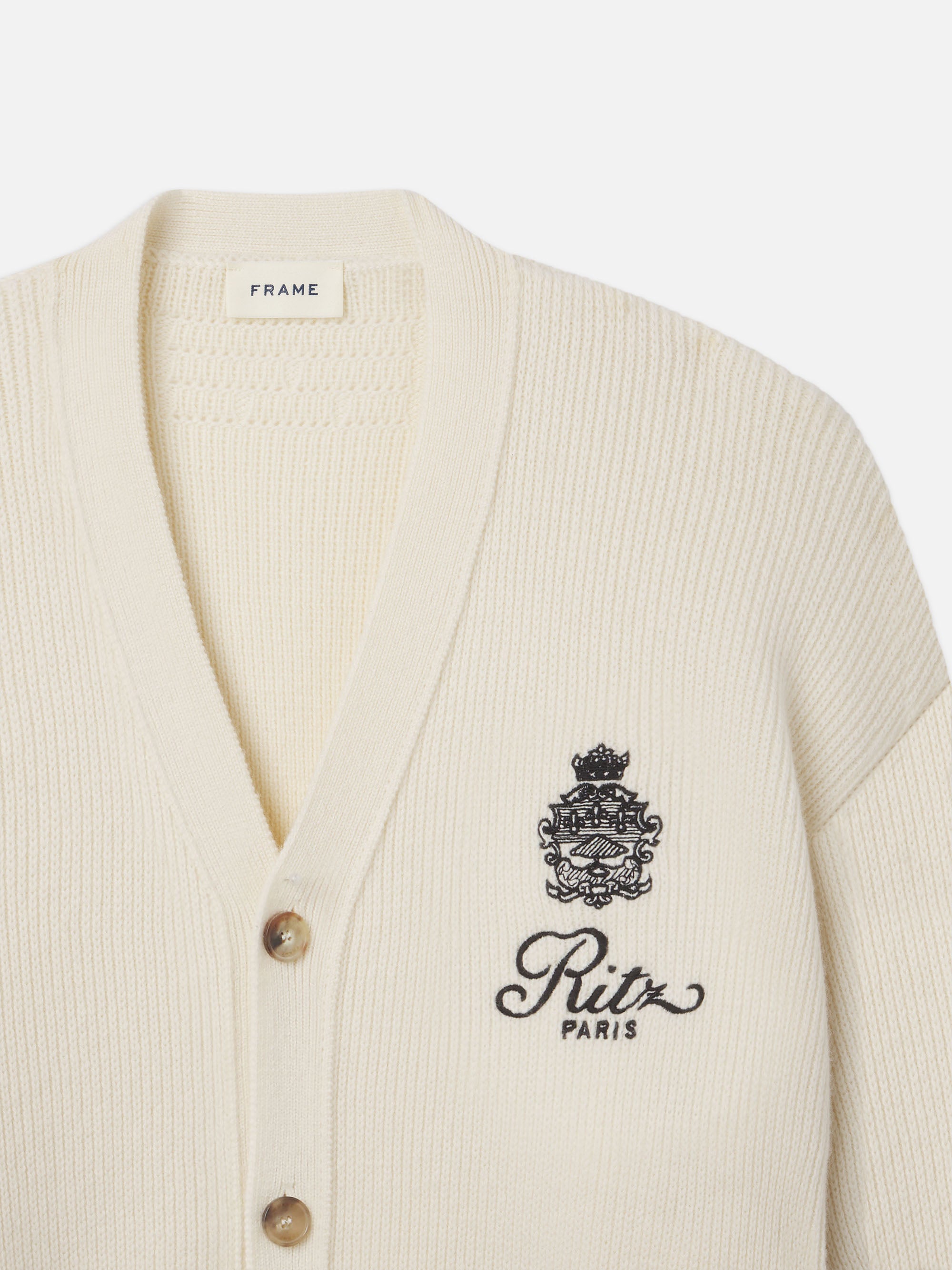 RITZ CASHMERE CARDIGAN CREAM