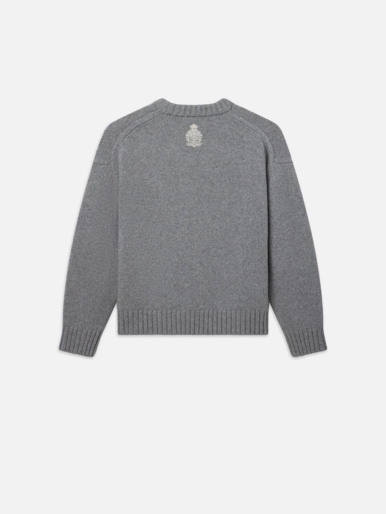 Ritz Unisex Cashmere Sweater -- Grey Melange