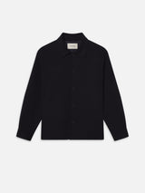 Double Face Shirt Jacket -- Dark Navy