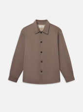 The Double Face Shirt Jacket -- Taupe