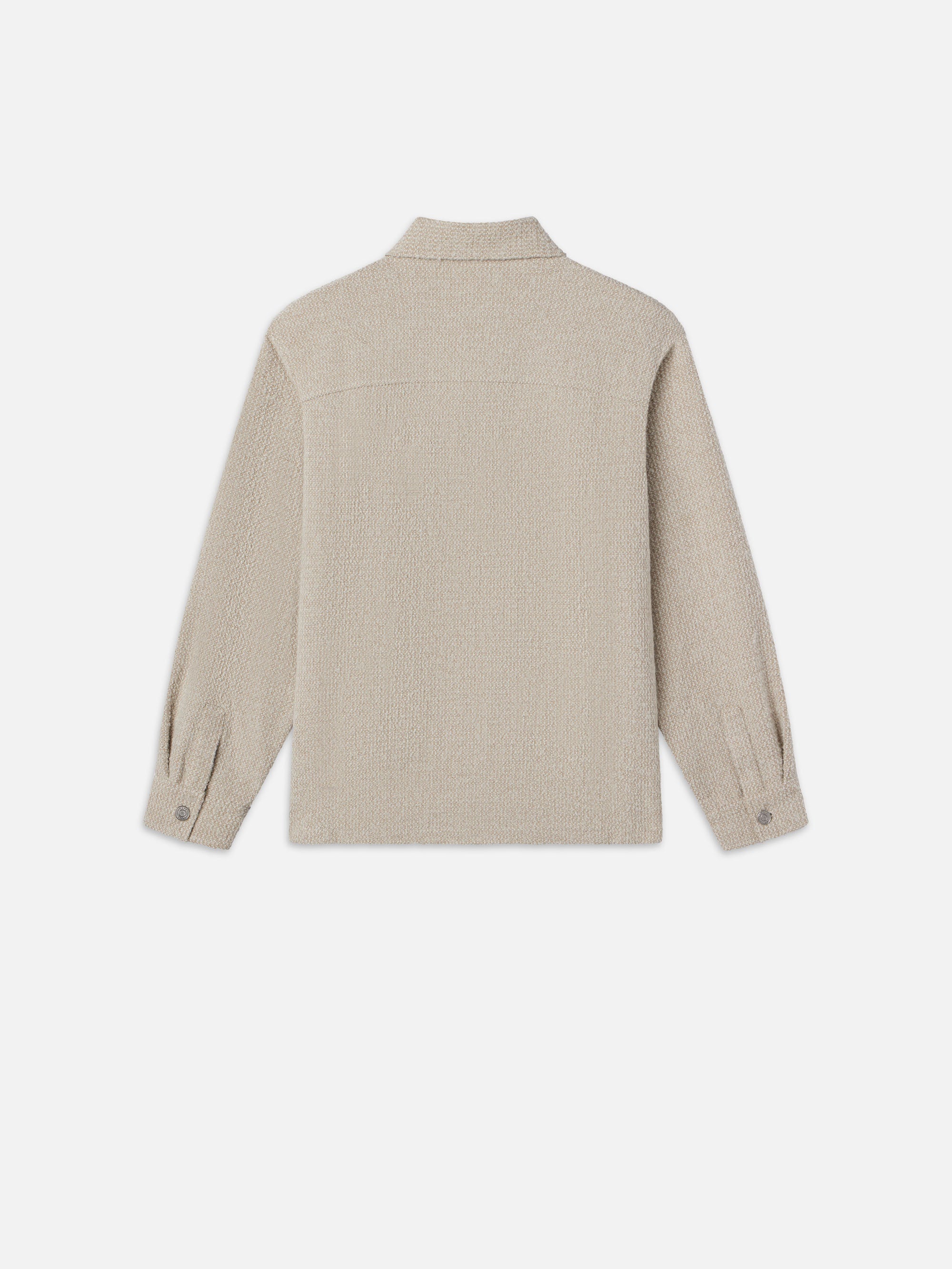 TWEED OVERSHIRT JACKET DOVE TWEED