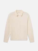 Button Down Pique Shirt -- Cream