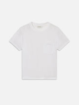 Relaxed Pocket Tee -- White