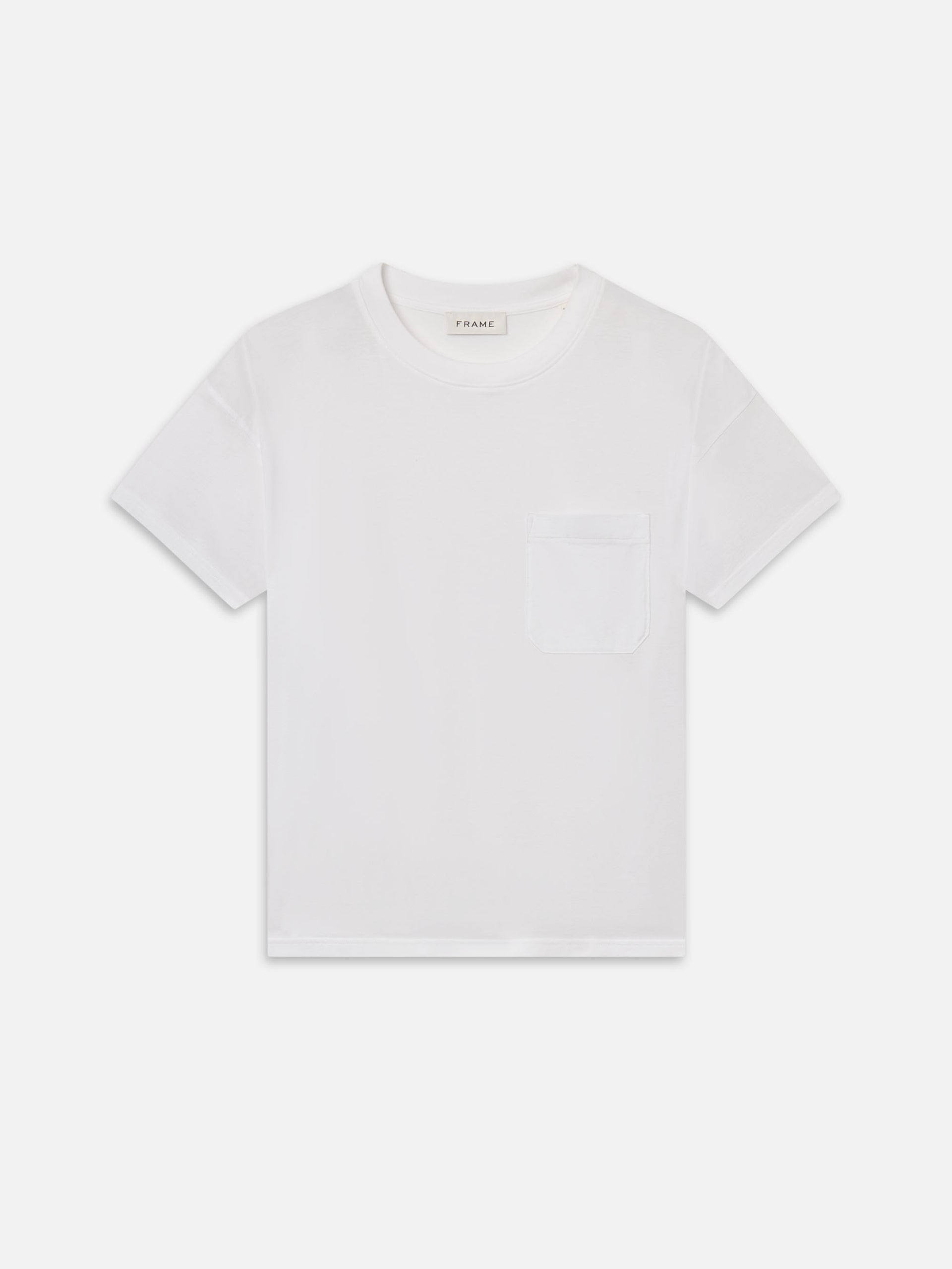 Relaxed Pocket Tee -- White
