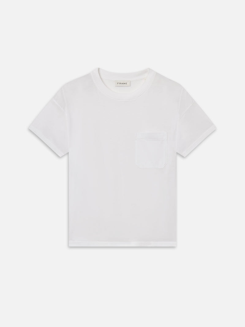 Relaxed Pocket Tee -- White
