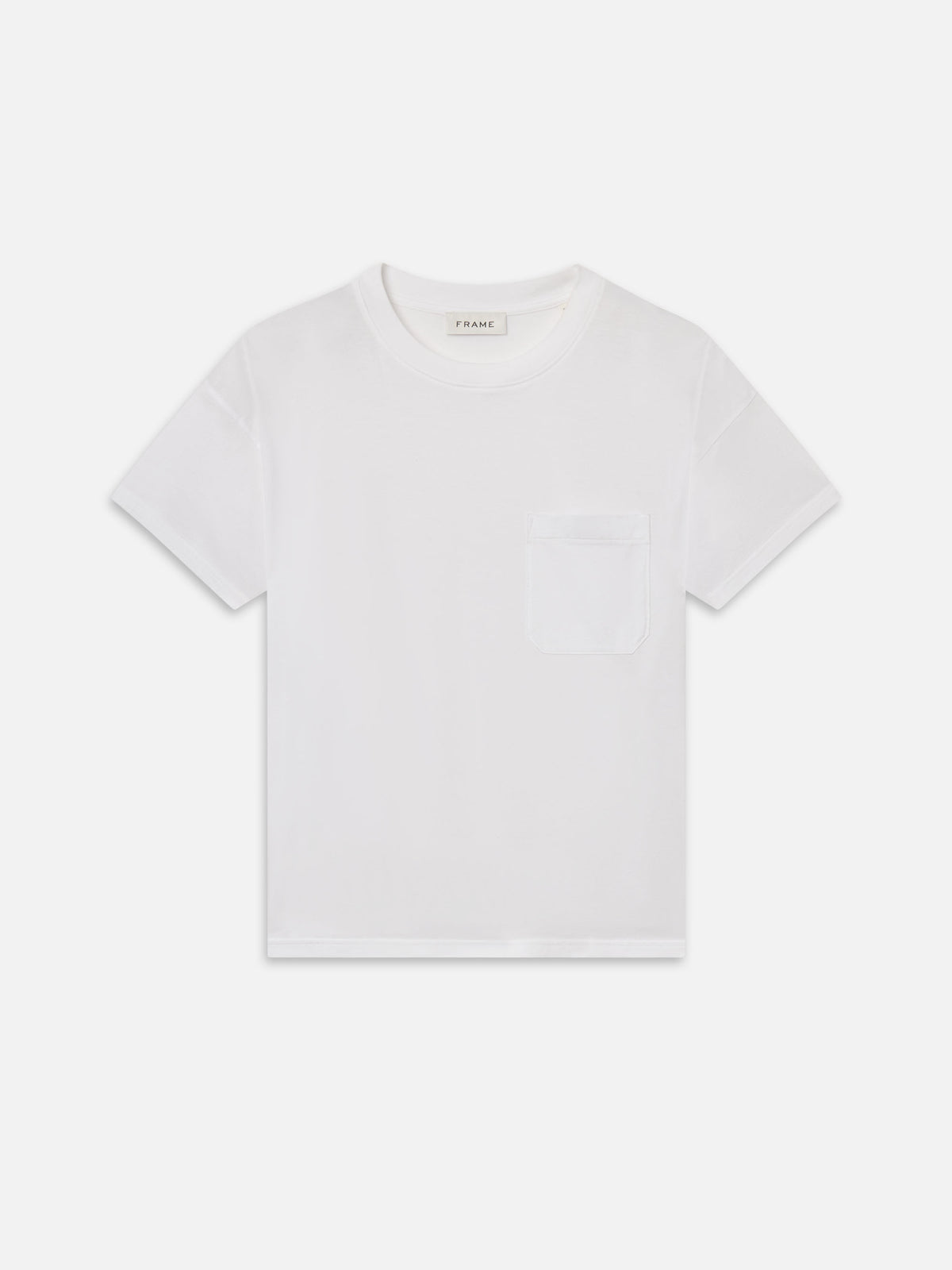 Relaxed Pocket Tee -- White