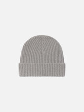 Knit Beanie -- Heather Grey