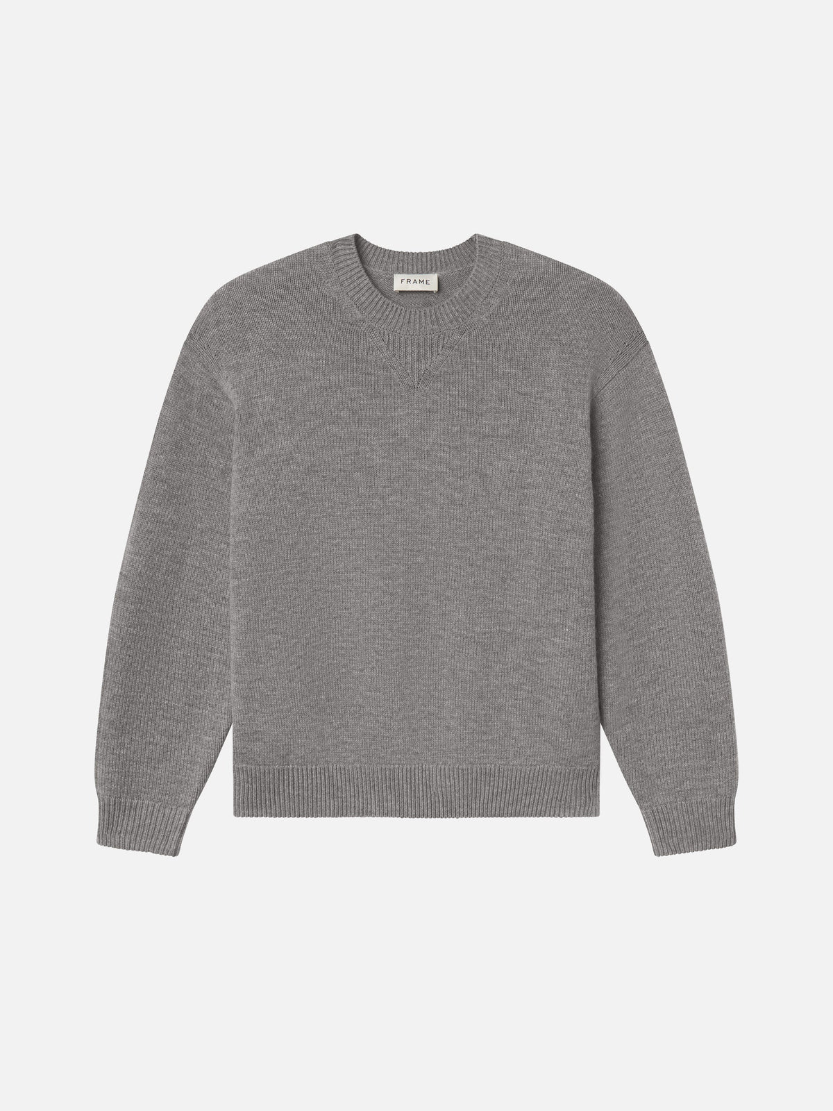 Suede Patch Sweater