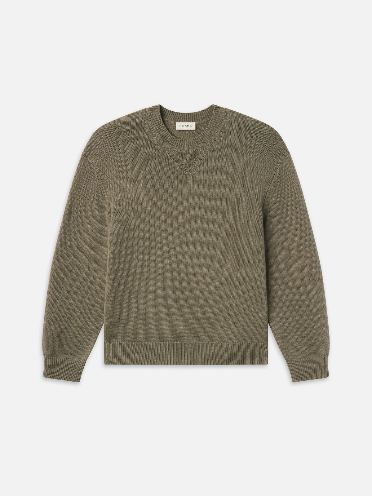 Suede Patch Sweater