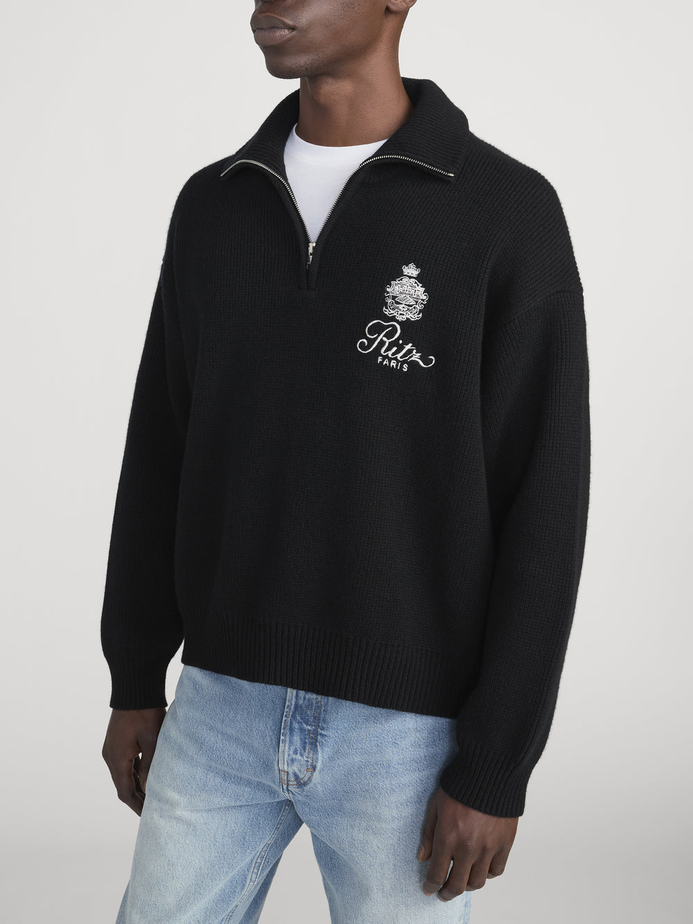 Ritz Half Zip Side On Model 
