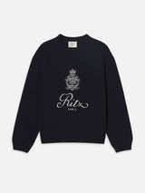 Ritz Unisex Cashmere Sweater -- Navy