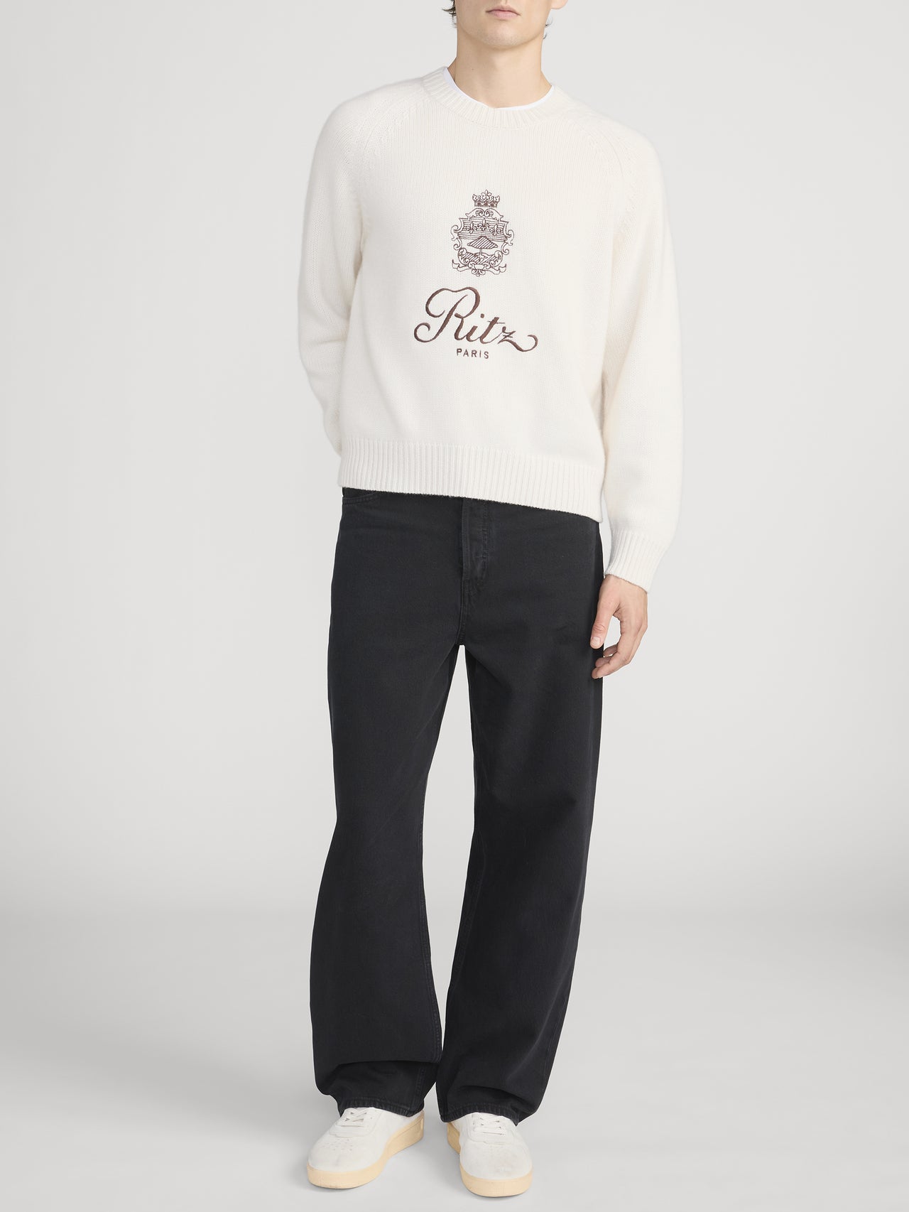 Ritz Sweater Front On Model 