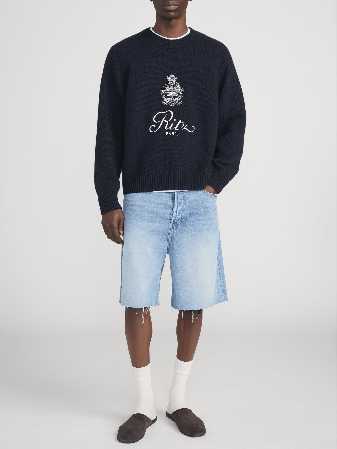 Ritz Sweater Front On Model 