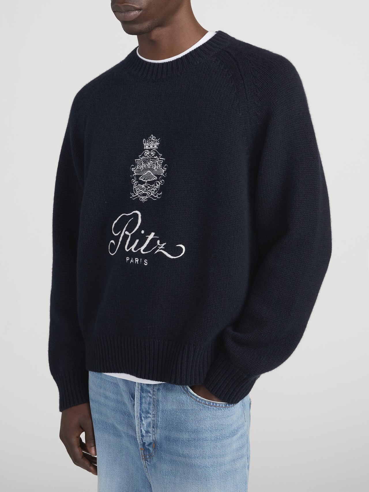 Ritz Sweater Side On Model 