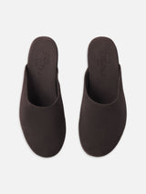 Ritz Unisex Suede Mule -- Chocolate Brown