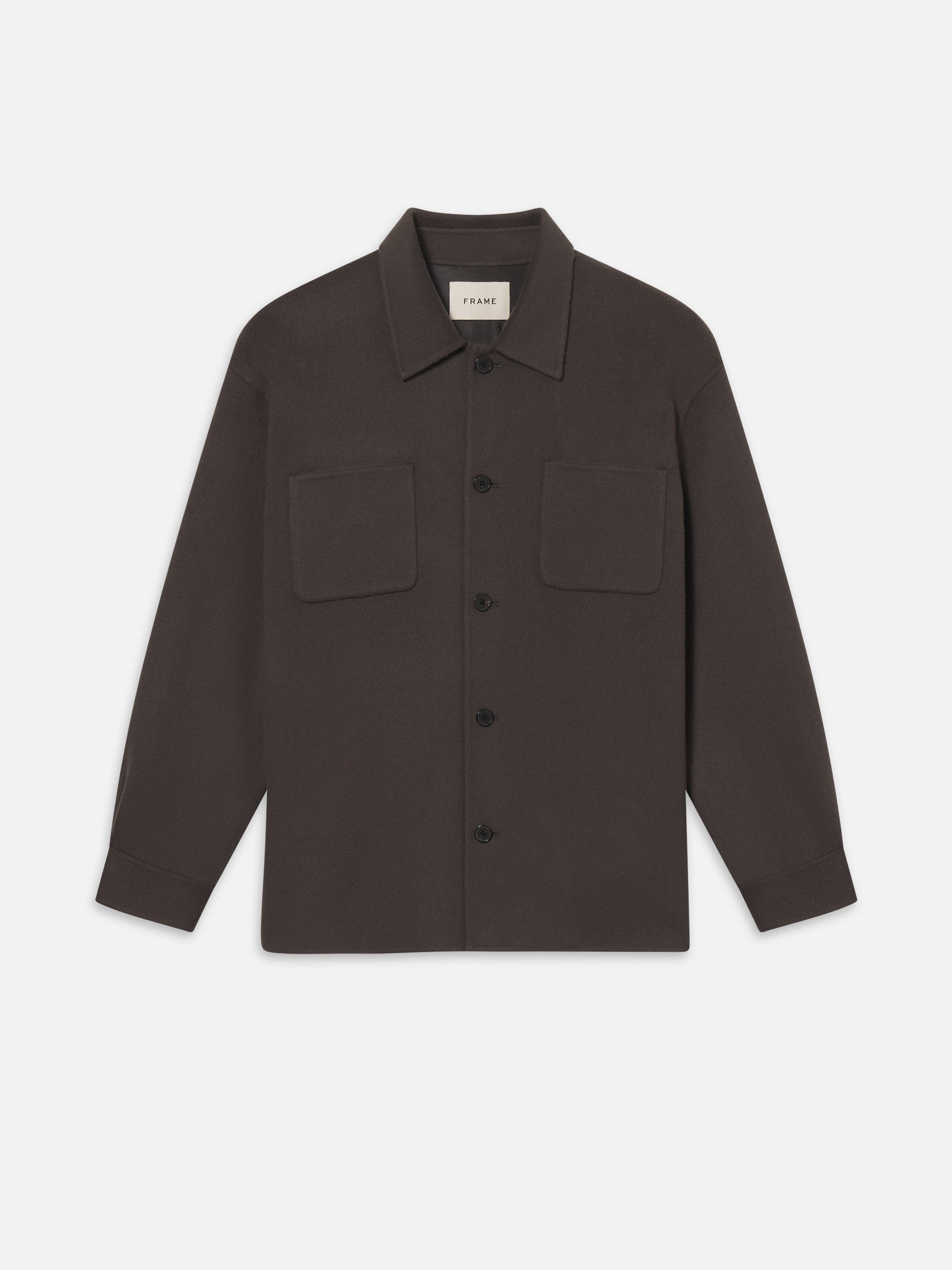 DOUBLE FACE SHIRT JACKET DARK NAVY