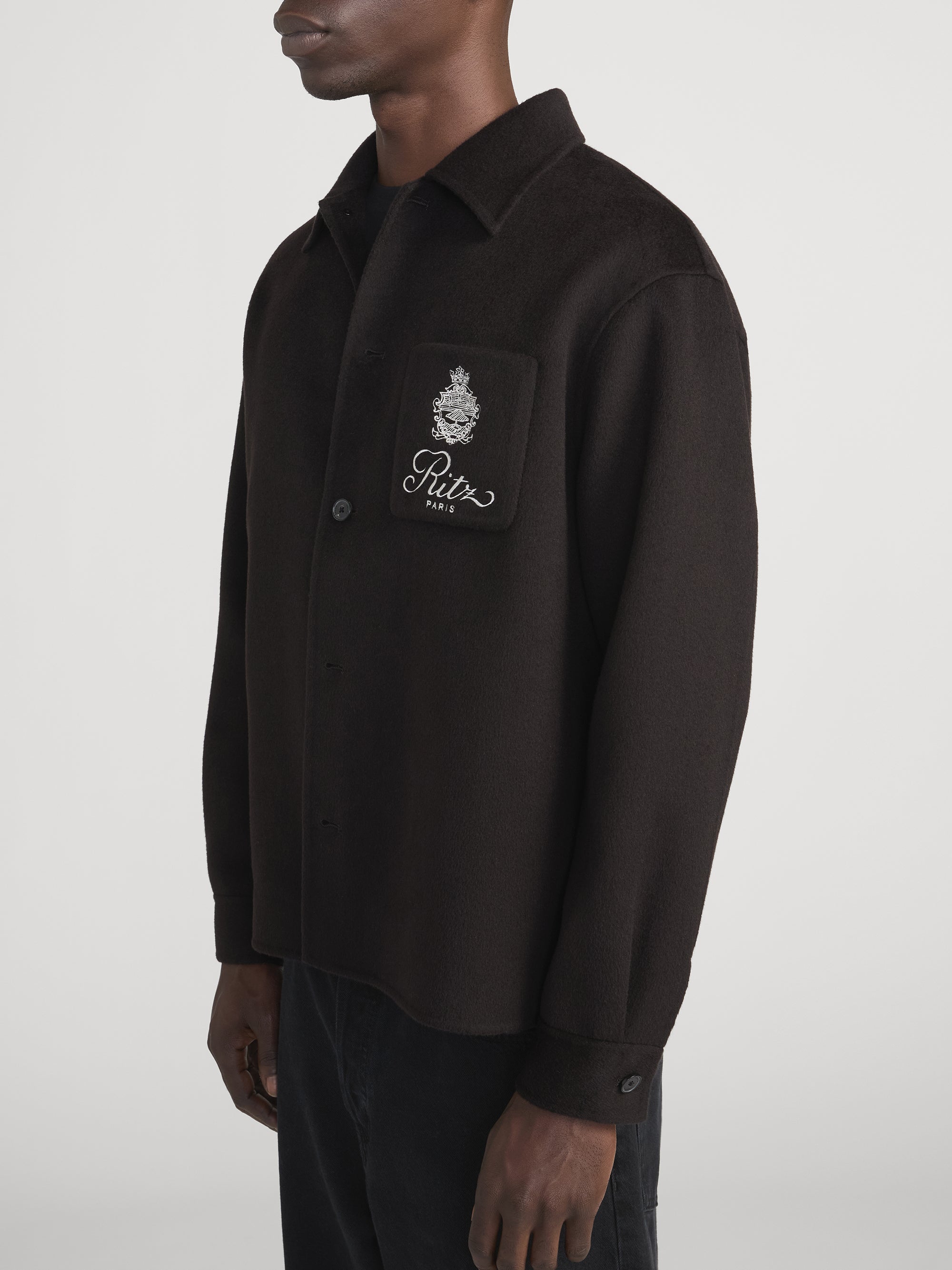 Ritz Overshirt On Model Side 